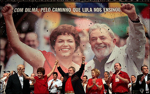 31 ottobre - In Brasile viene eletta presidente Dilma Rousseff; si tratta della prima presidente donna nella storia del paese. 